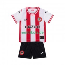 Fußballtrikot Brentford Kinder Heim 2025-2026 Kurzarm