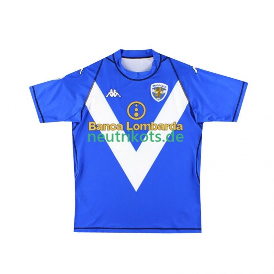Fußballtrikot Brescia Calcio 2003 Retro Herren Heim 2004 Kurzarm