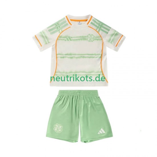 Fußballtrikot Celtic Glasgow FC Kinder Ausweich 2025-2026 Kurzarm