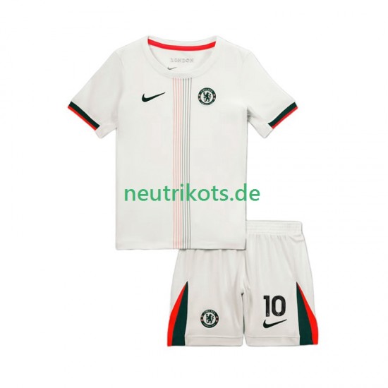 Fußballtrikot Chelsea Cole Palmer 10 Kinder Auswärts 2025-2026 Kurzarm
