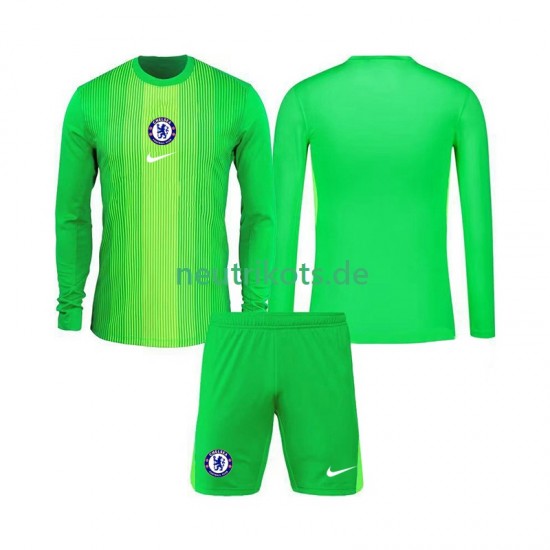 Fußballtrikot Chelsea Torwart Kinder Auswärts 2025-2026 Langarm