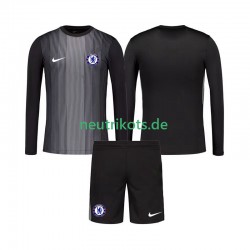 Fußballtrikot Chelsea Torwart Kinder Heim 2025-2026 Langarm