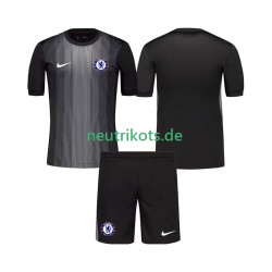 Fußballtrikot Chelsea Torwart Kinder Heim 2025-2026 Kurzarm