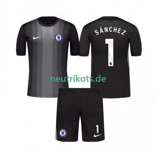 Fußballtrikot Chelsea Robert Sanchez 1 Torwart Kinder Heim 2025-2026 Kurzarm