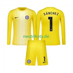 Fußballtrikot Chelsea Robert Sanchez 1 Torwart Kinder Ausweich 2025-2026 Langarm