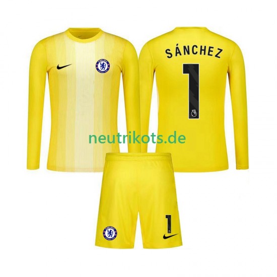 Fußballtrikot Chelsea Robert Sanchez 1 Torwart Kinder Ausweich 2025-2026 Langarm