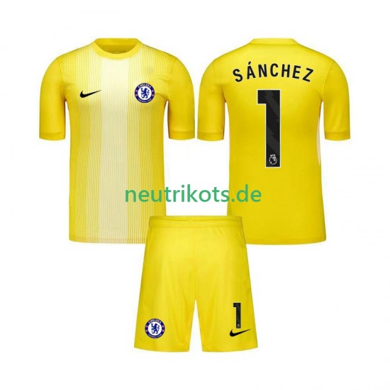 Fußballtrikot Chelsea Robert Sanchez 1 Torwart Kinder Ausweich 2025-2026 Kurzarm