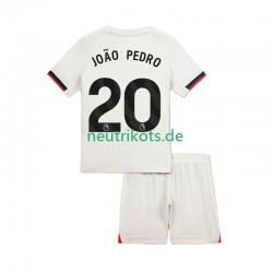 Fußballtrikot Chelsea Joao Pedro 20 Kinder Auswärts 2025-2026 Kurzarm