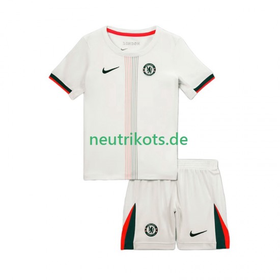 Fußballtrikot Chelsea Kinder Auswärts 2025-2026 Kurzarm