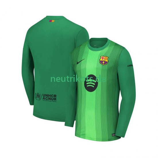 Fußballtrikot FC Barcelona Torwart Herren Heim 2025-2026 Langarm