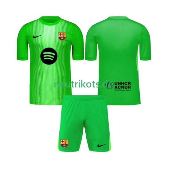 Fußballtrikot FC Barcelona Torwart Kinder Heim 2025-2026 Kurzarm
