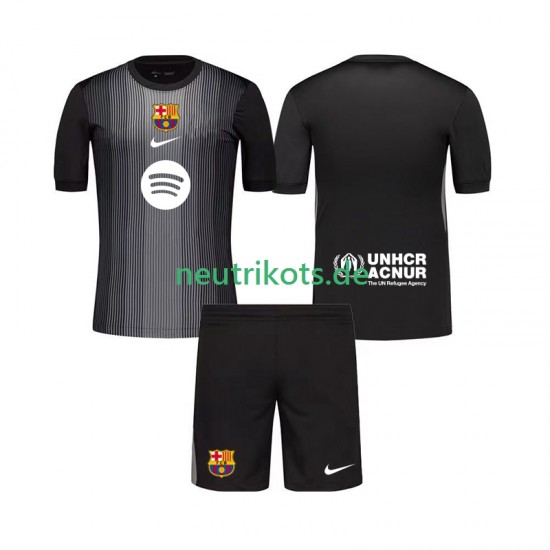 Fußballtrikot FC Barcelona Torwart Kinder Ausweich 2025-2026 Kurzarm