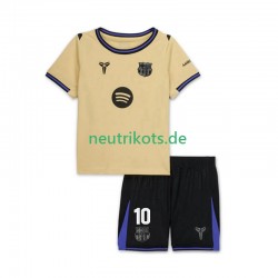Fußballtrikot FC Barcelona Lamine Yamal 10 UCL Kinder Auswärts 2025-2026 Kurzarm