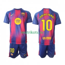 Fußballtrikot FC Barcelona Lamine Yamal 10 Kinder Heim 2025-2026 Kurzarm