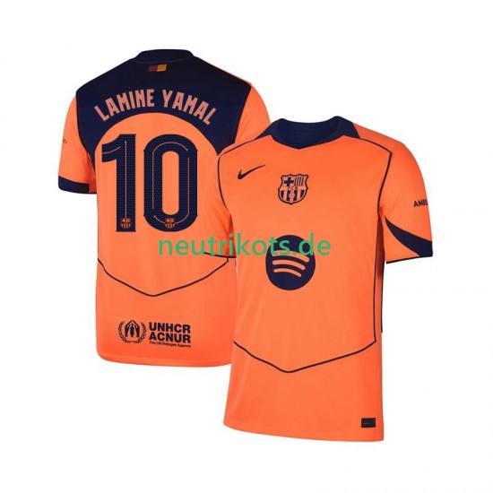 Fußballtrikot FC Barcelona Lamine Yamal 10 UCL Herren Ausweich 2025-2026 Kurzarm