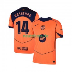 Fußballtrikot FC Barcelona Marcus Rashford 14 UCL Herren Ausweich 2025-2026 Kurzarm