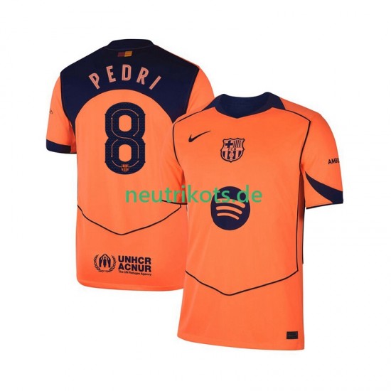 Fußballtrikot FC Barcelona Pedri 8 UCL Herren Ausweich 2025-2026 Kurzarm
