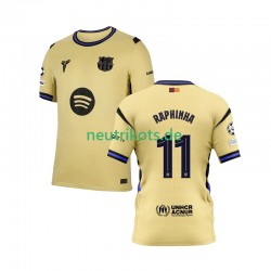 Fußballtrikot FC Barcelona Raphinha 11 Champions League Herren Auswärts 2025-2026 Kurzarm