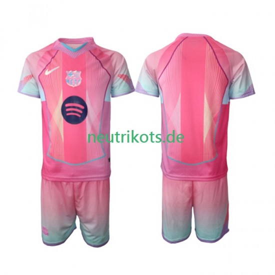 Fußballtrikot FC Barcelona Special Kinder Heim 2025-2026 Kurzarm