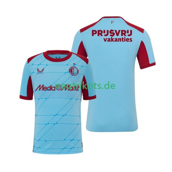 Fußballtrikot Feyenoord Rotterdam Herren Ausweich 2025-2026 Kurzarm