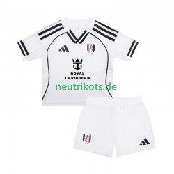 Fußballtrikot Fulham Kinder Heim 2025-2026 Kurzarm