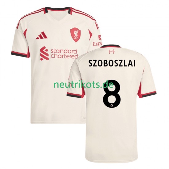 Fußballtrikot Liverpool Dominik Szoboszlai 8 Herren Auswärts 2025-2026 Kurzarm
