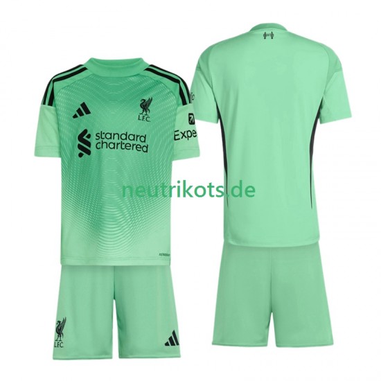 Fußballtrikot Liverpool Torwart Kinder Auswärts 2025-2026 Kurzarm