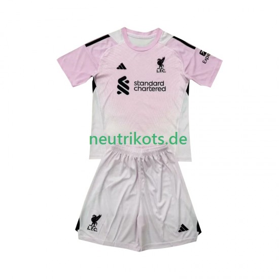 Fußballtrikot Liverpool Torwart Kinder Ausweich 2025-2026 Kurzarm