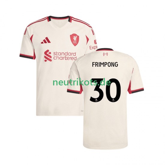 Fußballtrikot Liverpool Jeremie Frimpong 30 Herren Auswärts 2025-2026 Kurzarm