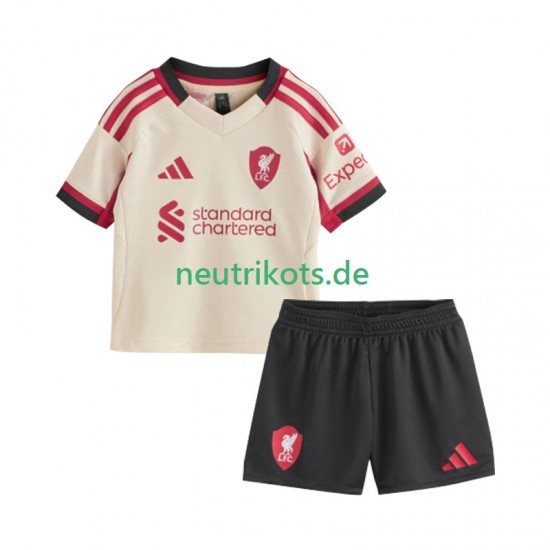 Fußballtrikot Liverpool Kinder Auswärts 2025-2026 Kurzarm