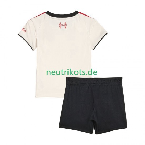 Fußballtrikot Liverpool Kinder Auswärts 2025-2026 Kurzarm