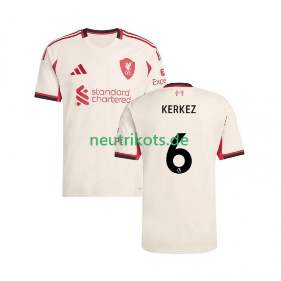 Fußballtrikot Liverpool Milos Kerkez 6 Herren Auswärts 2025-2026 Kurzarm