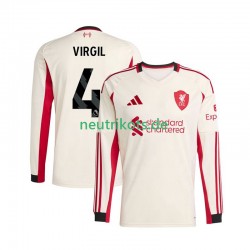 Fußballtrikot Liverpool Virgil van Dijk 4 Herren Auswärts 2025-2026 Langarm