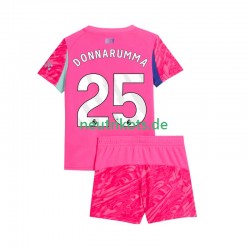 Fußballtrikot Manchester City Gianluigi Donnarumma 25 Torwart Kinder Auswärts 2025-2026 Kurzarm