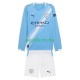 Fußballtrikot Manchester City Kinder Heim 2025-2026 Langarm