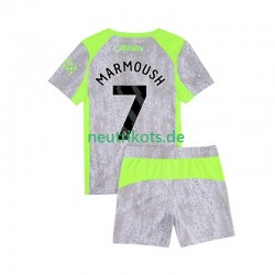 Fußballtrikot Manchester City Omar Marmoush 7 Kinder Ausweich 2025-2026 Kurzarm