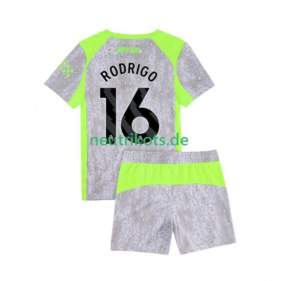 Fußballtrikot Manchester City Rodrigo Hernandez 16 Kinder Ausweich 2025-2026 Kurzarm