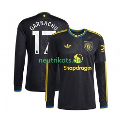 Fußballtrikot Manchester United Alejandro Garnacho 17 Herren Ausweich 2025-2026 Langarm