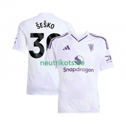 Fußballtrikot Manchester United Benjamin Sesko 30 Herren Auswärts 2025-2026 Kurzarm