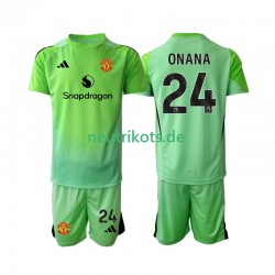 Fußballtrikot Manchester United Andre Onana 24 Torwart Kinder Viertes 2025-2026 Kurzarm