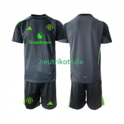 Fußballtrikot Manchester United Torwart Kinder Auswärts 2025-2026 Kurzarm
