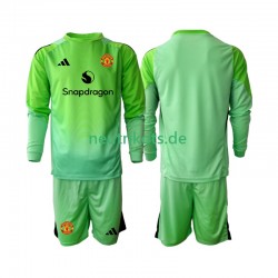 Fußballtrikot Manchester United Torwart Kinder Viertes 2025-2026 Langarm