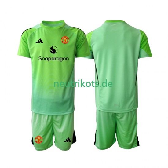Fußballtrikot Manchester United Torwart Kinder Viertes 2025-2026 Kurzarm