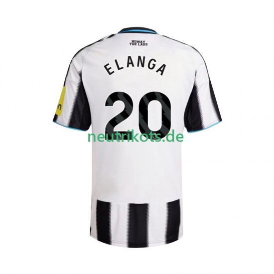 Fußballtrikot Newcastle United Elanga 20 Herren Heim 2025-2026 Kurzarm