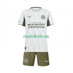 Fußballtrikot PSV Eindhoven Kinder Ausweich 2025-2026 Kurzarm