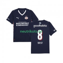 Fußballtrikot PSV Eindhoven Sergino Dest 8 Herren Auswärts 2025-2026 Kurzarm