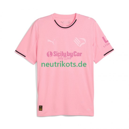 Fußballtrikot Palermo Herren Heim 2024-2025 Kurzarm