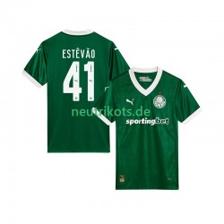 Fußballtrikot Palmeiras Estevao 41 Herren Heim 2025-2026 Kurzarm