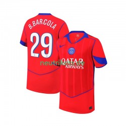 Fußballtrikot Paris Saint-Germain Bradley Barcola 29 Herren Ausweich 2025-2026 Kurzarm