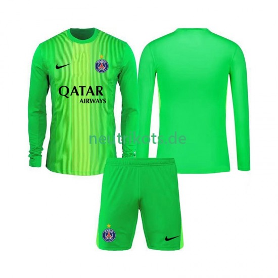 Fußballtrikot Paris Saint-Germain Torwart Kinder Auswärts 2025-2026 Langarm